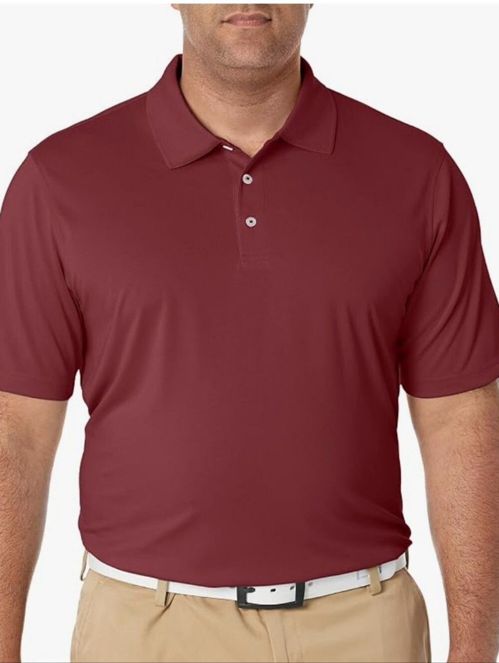 Amazon Essentials Men's Maroon Polo Shirt
